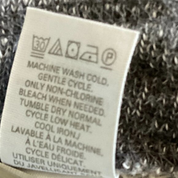 Victoria's Secret M Casual French Terry Full Side Zip Stretch Skirt Gray 76L - Picture 9 of 9